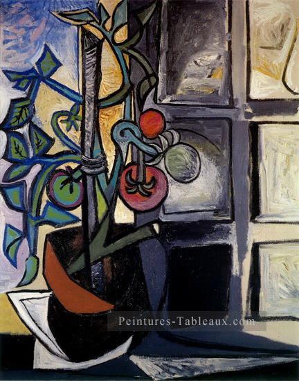 Plant tomates 1944 cubisme Pablo Picasso Peintures à l'huile